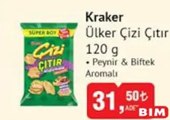 ÜLKER ÇİZİ ÇITIR KRAKER 120 G ÜLKER ÇİZİ ÇITIR KRAKER 120 G